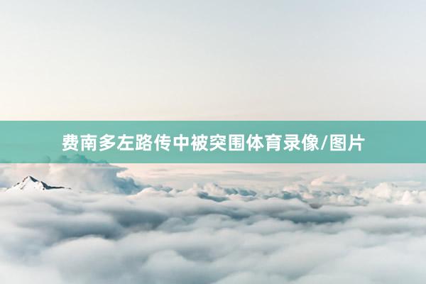 费南多左路传中被突围体育录像/图片
