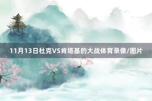 11月13日杜克VS肯塔基的大战体育录像/图片