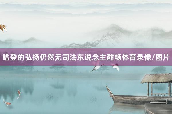 哈登的弘扬仍然无司法东说念主酣畅体育录像/图片