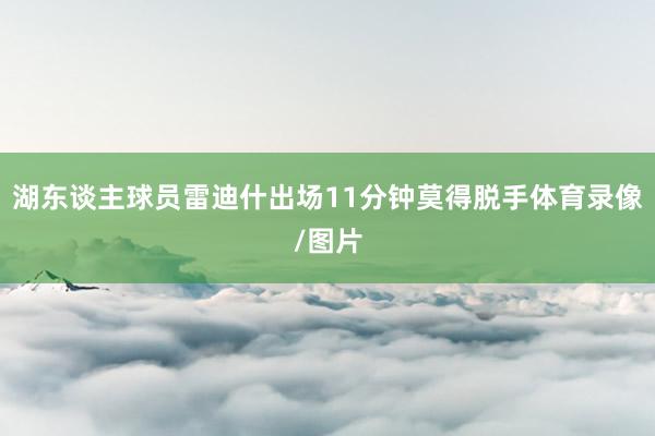 湖东谈主球员雷迪什出场11分钟莫得脱手体育录像/图片