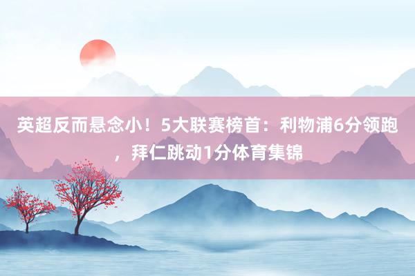 英超反而悬念小！5大联赛榜首：利物浦6分领跑，拜仁跳动1分体育集锦