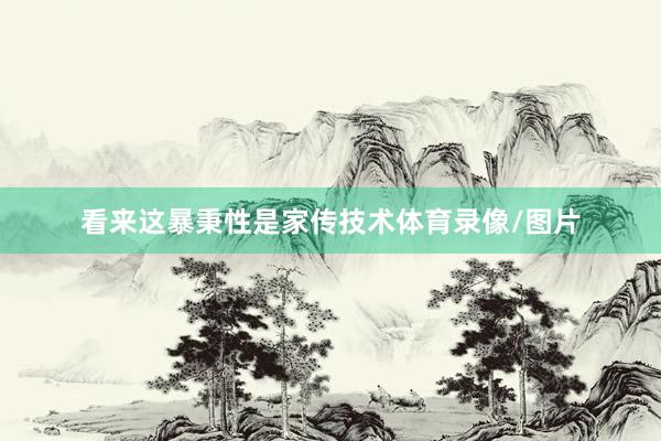 看来这暴秉性是家传技术体育录像/图片