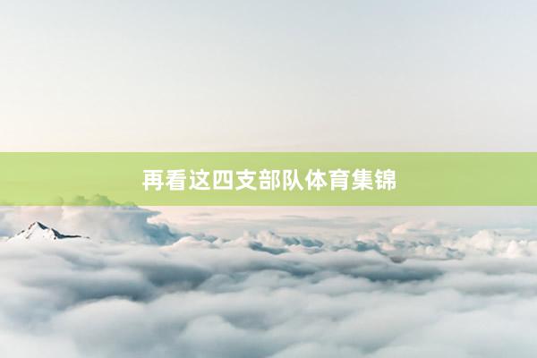 再看这四支部队体育集锦
