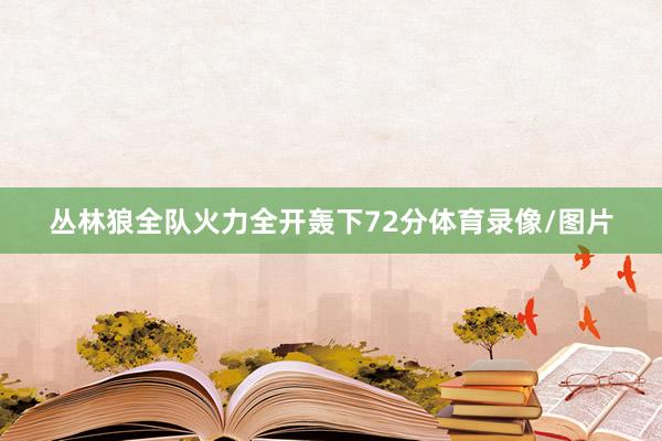 丛林狼全队火力全开轰下72分体育录像/图片