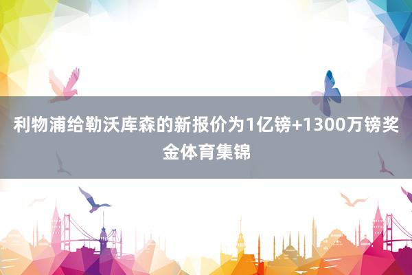 利物浦给勒沃库森的新报价为1亿镑+1300万镑奖金体育集锦