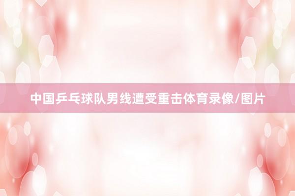 中国乒乓球队男线遭受重击体育录像/图片